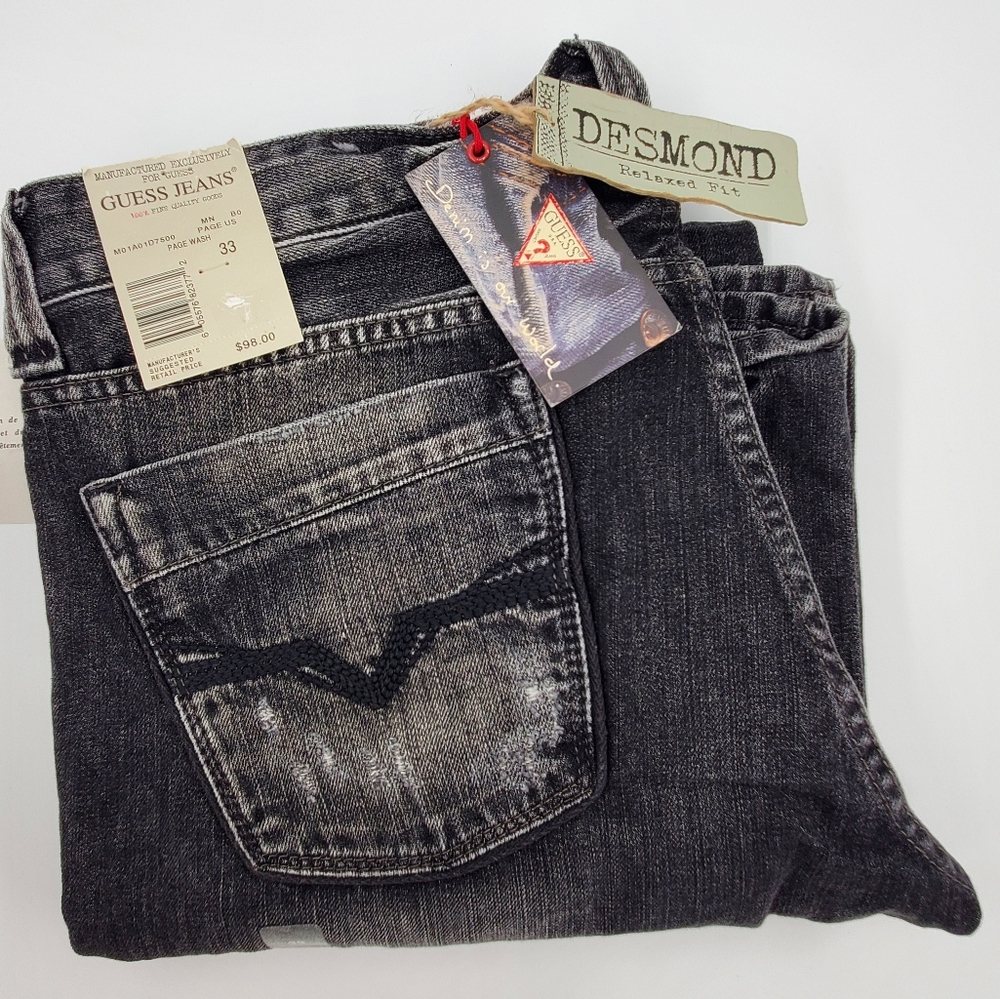 Guess Men's Black Jeans